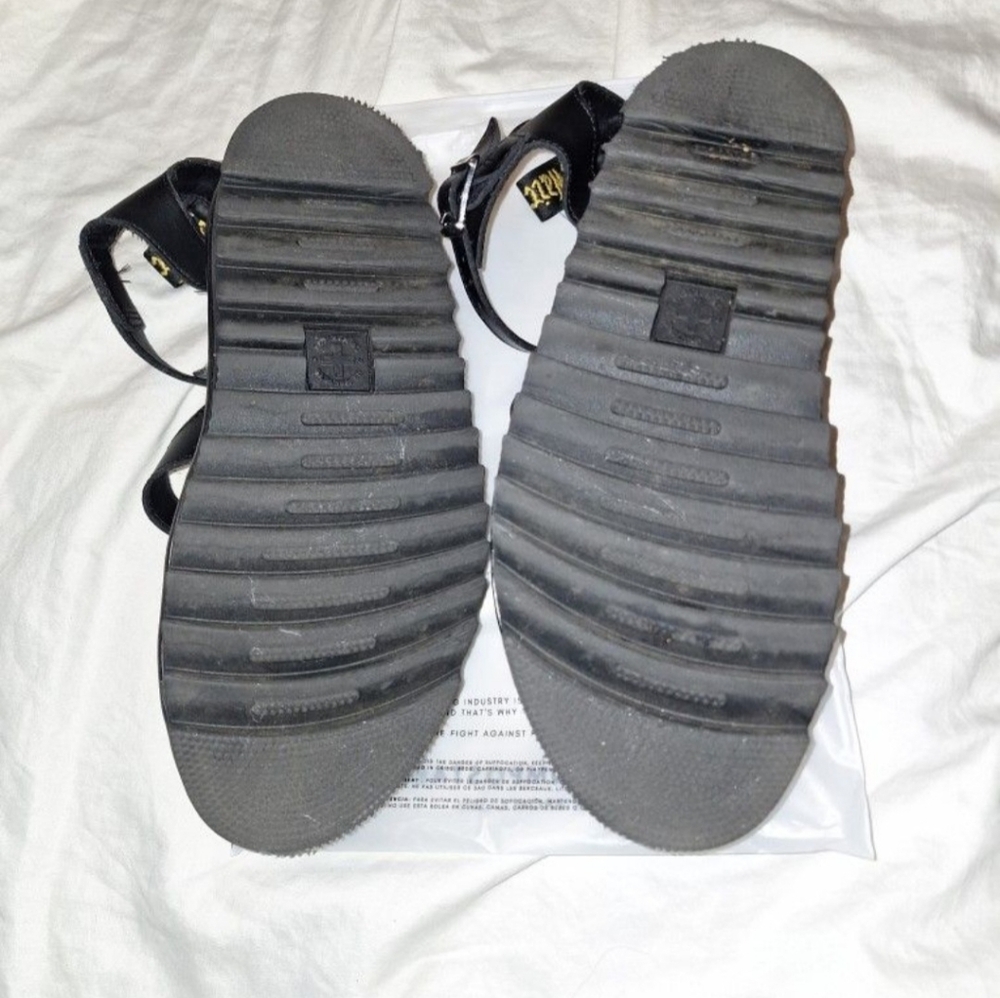 Dr. Martin Black Blaire Sandals - Picture 3 of 4